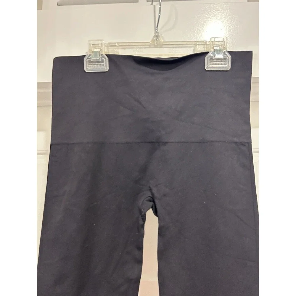 Spanx Look At Me Now Seamless Leggings Yoga Pants Black XL Shaping Slimming - Picture 2 of 7